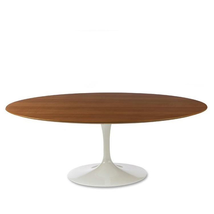Knoll Saarinen Tulip Oval Coffee Table 107cm White Base