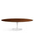Knoll Saarinen Tulip Oval Dining Table 244cm White Base