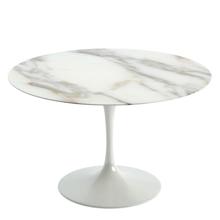 Knoll Saarinen Tulip Round Dining Table 120cm White Base