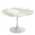 Knoll Saarinen Tulip Round Dining Table 120cm White Base
