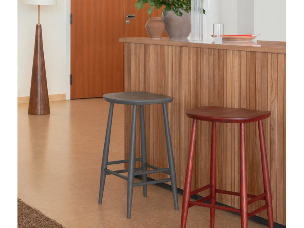 L.Ercolani Utility Bar Stool