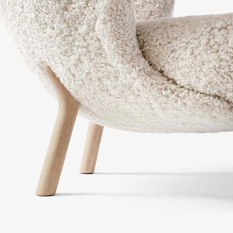 &Tradition Little Petra VB1 Chair Sheepskin