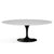 Knoll Saarinen Tulip Oval Dining Table 198cm Black Base