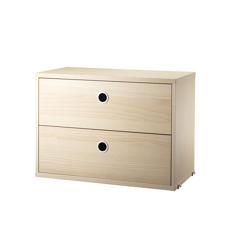 String Shelving - 2 Drawer Chest 58cm Wide