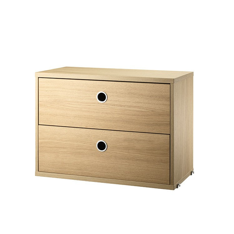 String Shelving - 2 Drawer Chest 58cm Wide