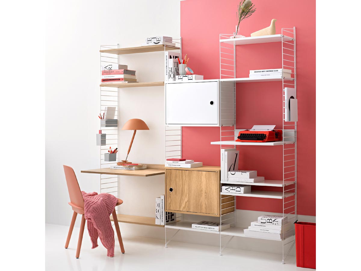 String Shelving - Swing Door Cabinet