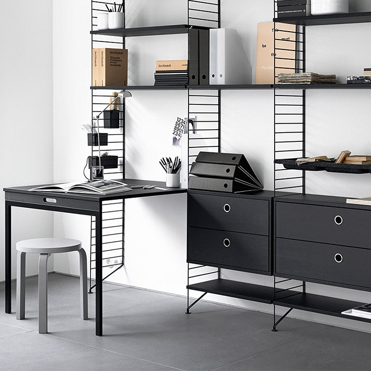 String Shelving (Set Design) - Black Office