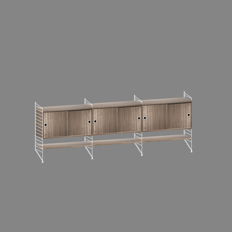 String Shelving (Set Design) - Walnut Sideboard