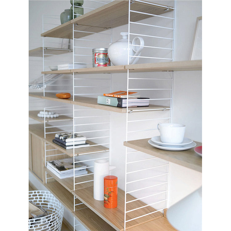 String Shelving (Set Design) - White & Oak