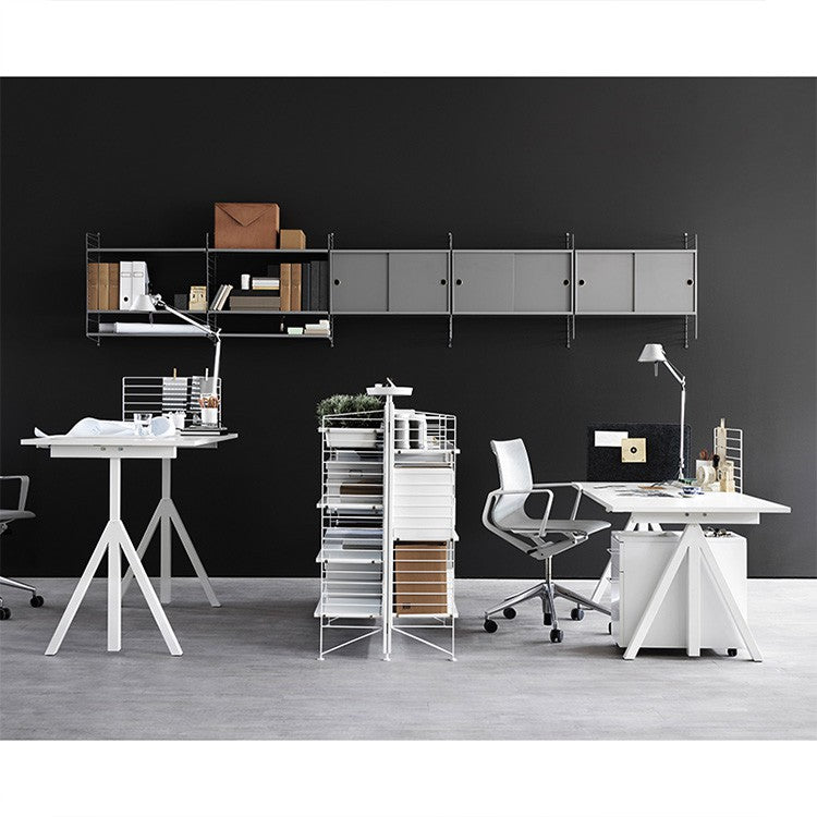 String Works Adjustable Desk | String Office Furniture - Cimmermann