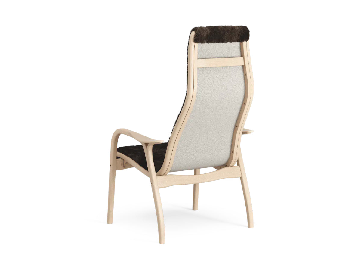 Swedese Lamino Chair & Ottoman - Sheepskin