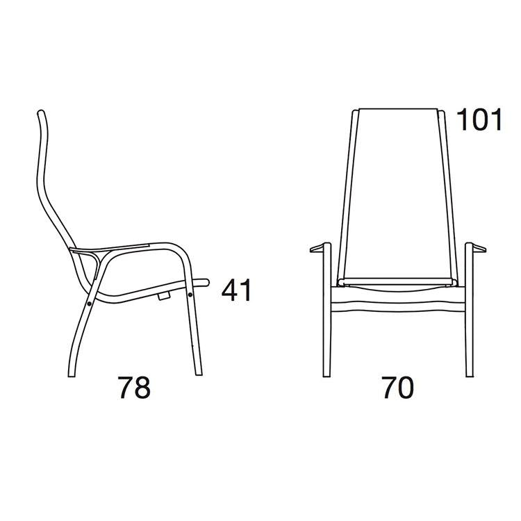 Swedese Lamino Chair - Fabric