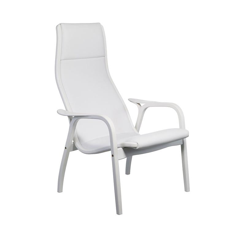 Swedese Lamino Chair & Ottoman - Leather