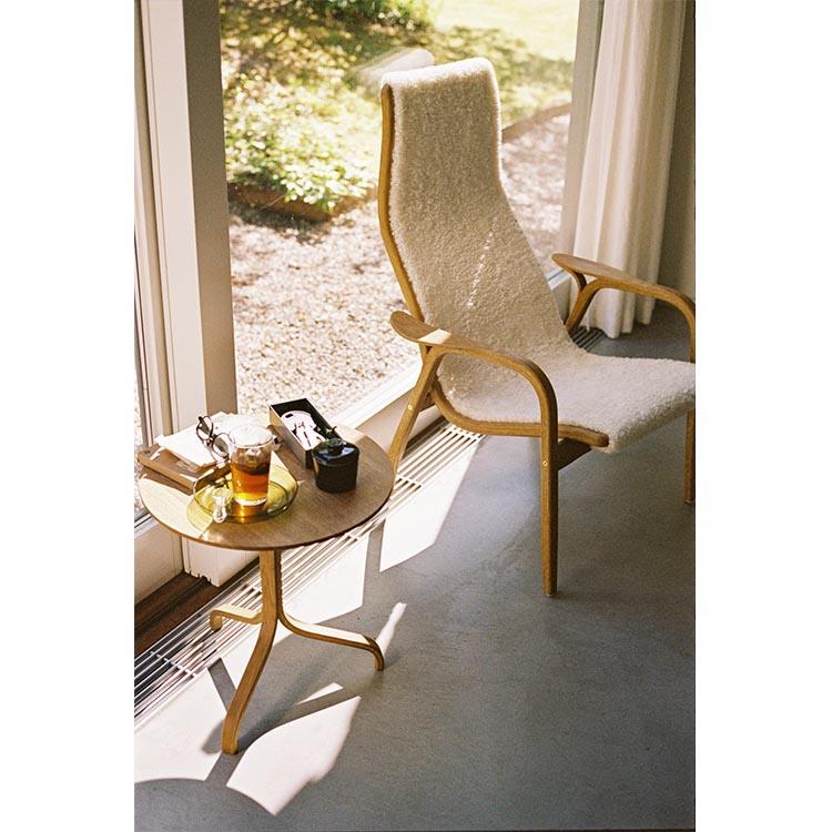 Swedese Lamino Chair & Ottoman - Sheepskin
