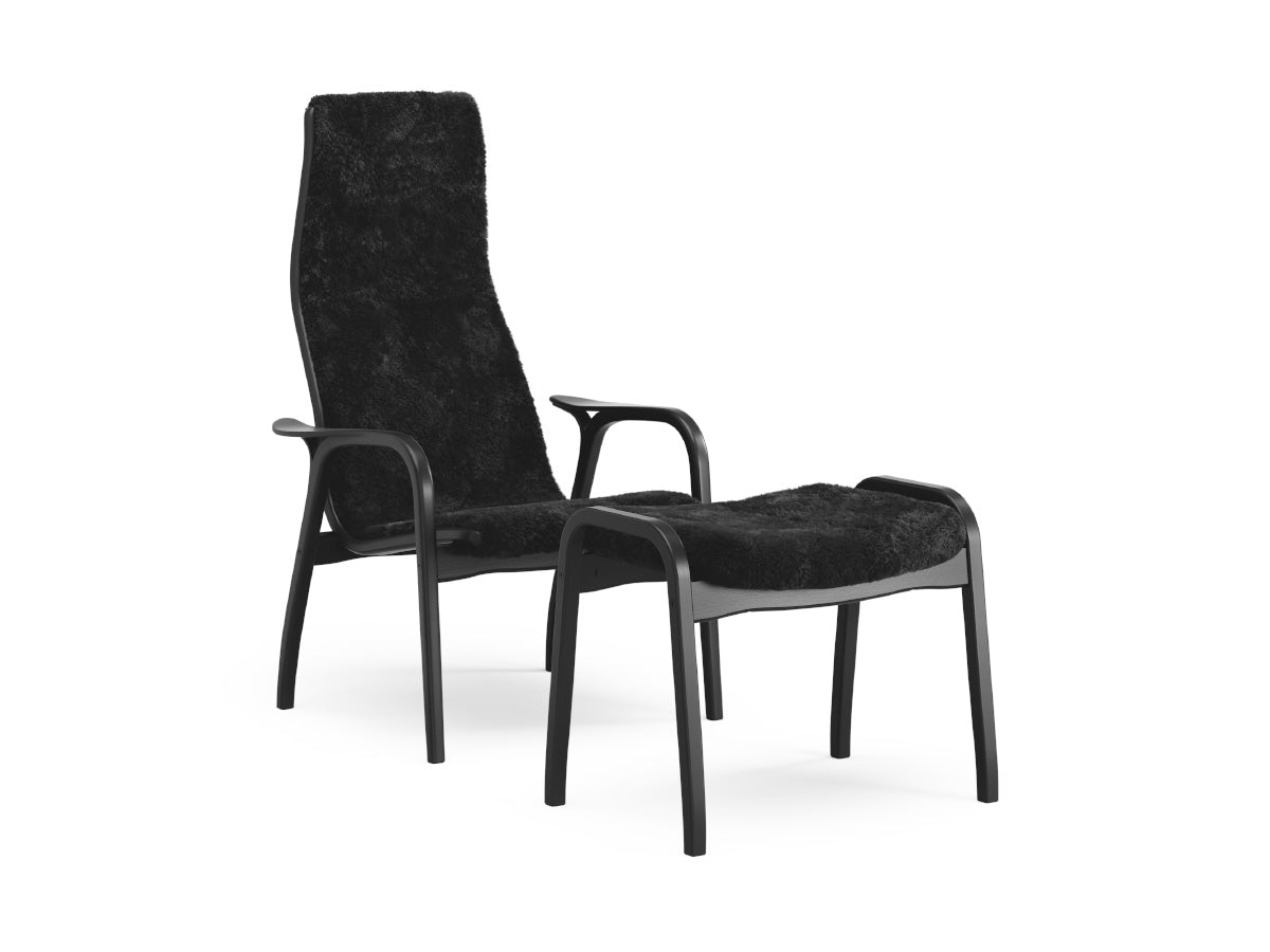 Swedese Lamino Chair & Ottoman - Sheepskin