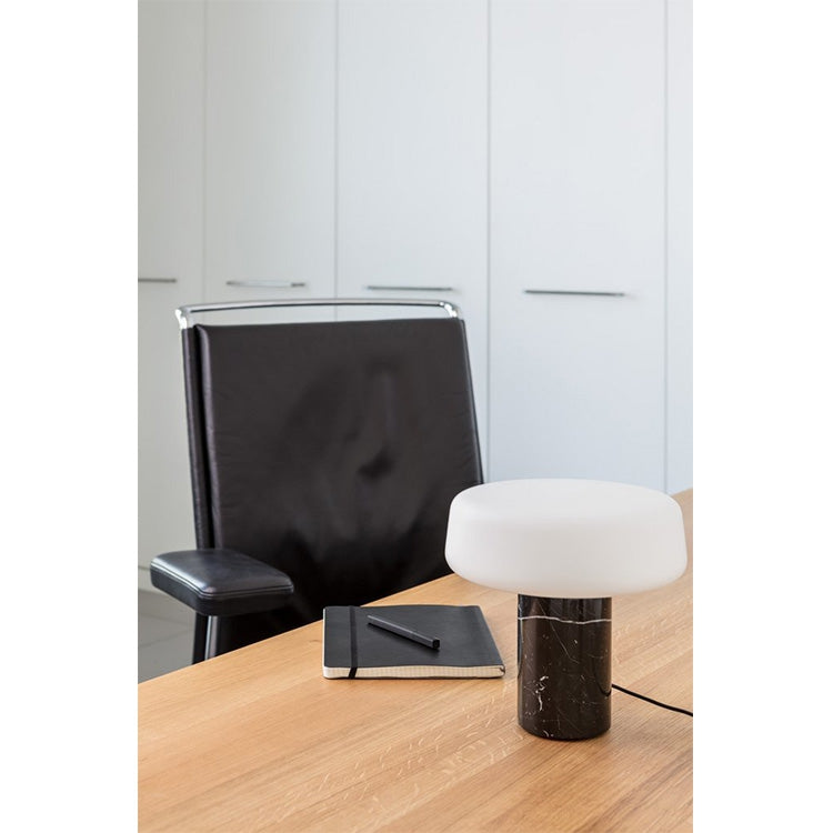 Terence Woodgate Solid Table Light Small - Marquina Marble