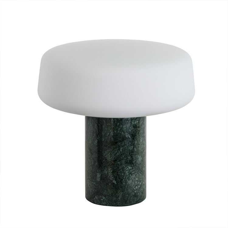 Terence Woodgate Solid Table Light Small - Serpentine Green Marble