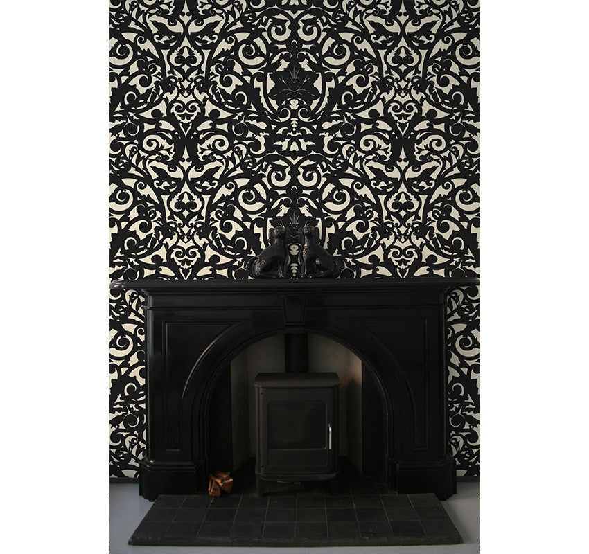 Timorous Beasties Birdcage Superwide Wallpaper