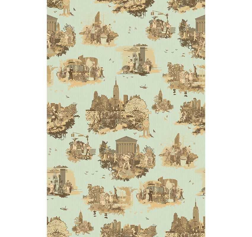 Timorous Beasties New York Toile Wallpaper