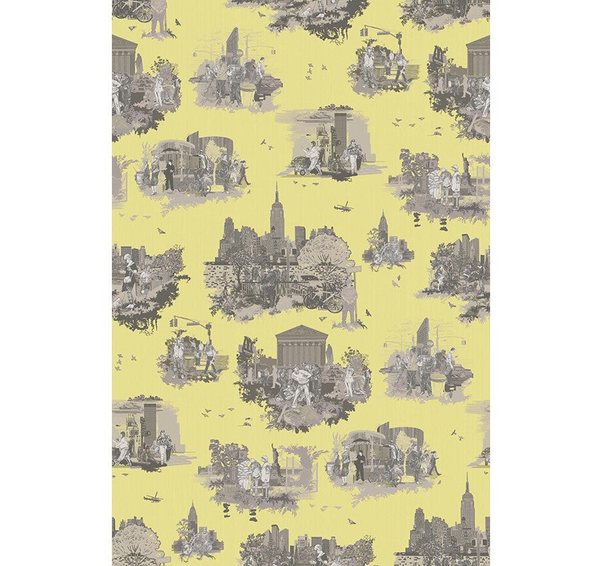 Timorous Beasties New York Toile Wallpaper