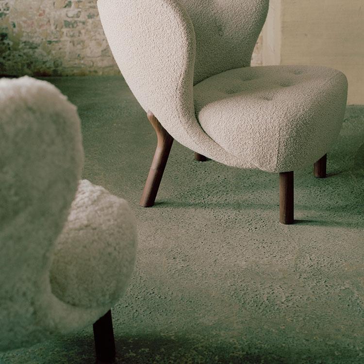 &Tradition Little Petra VB1 Chair Sheepskin