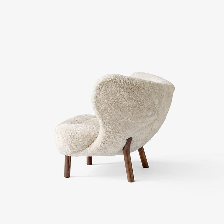 &amp;Tradition Little Petra VB1 Chair Sheepskin &amp; Footstool