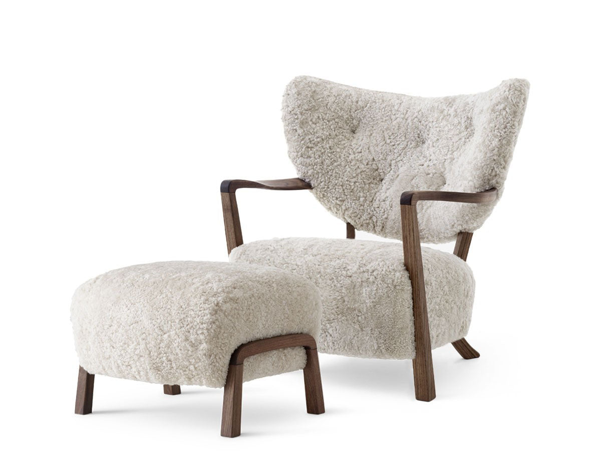 &amp;Tradition Wulff ATD2 Lounge Chair &amp; ATD3 Pouf