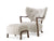 &Tradition Wulff ATD2 Lounge Chair & ATD3 Pouf