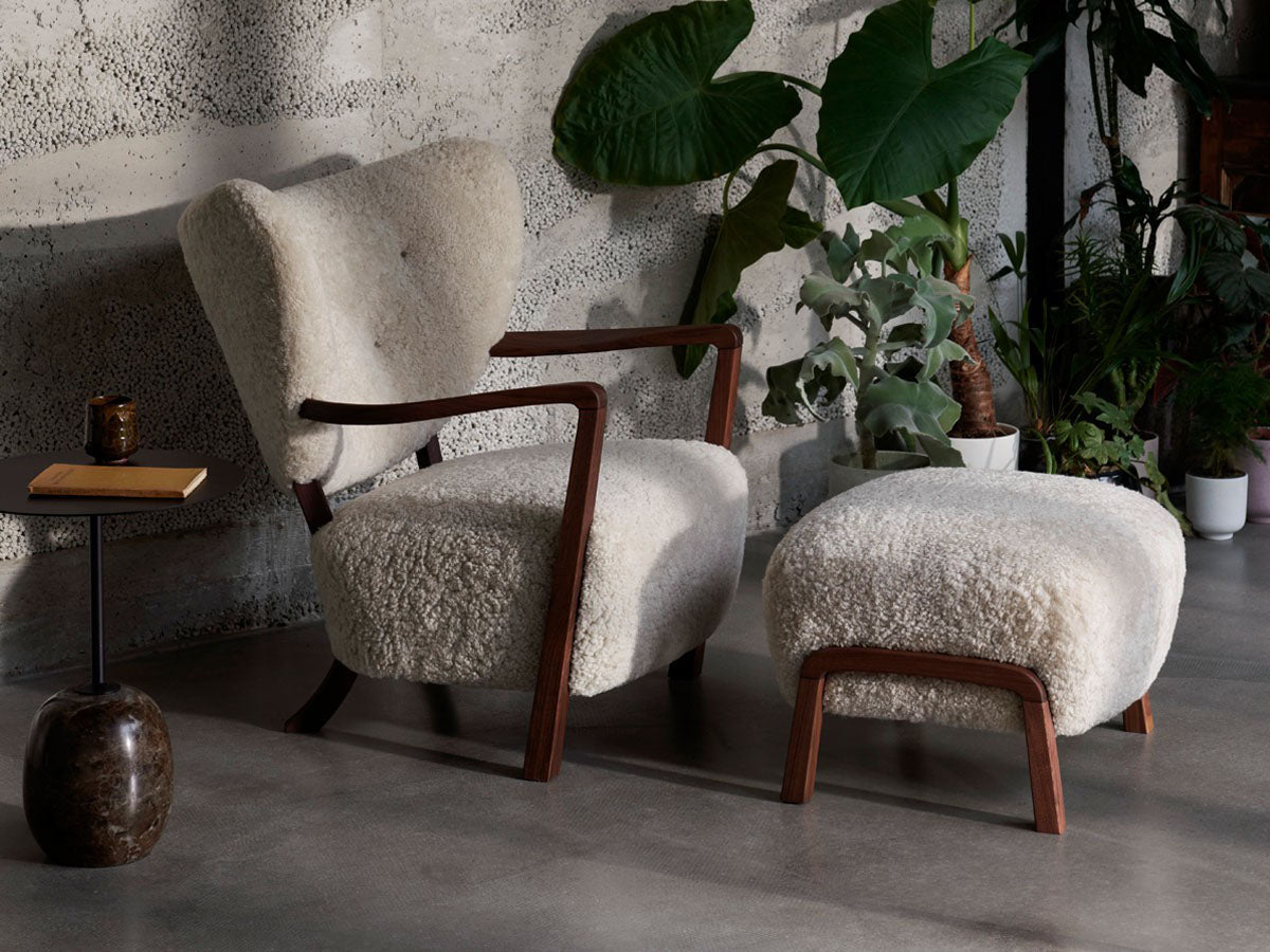 &amp;Tradition Wulff ATD2 Lounge Chair &amp; ATD3 Pouf