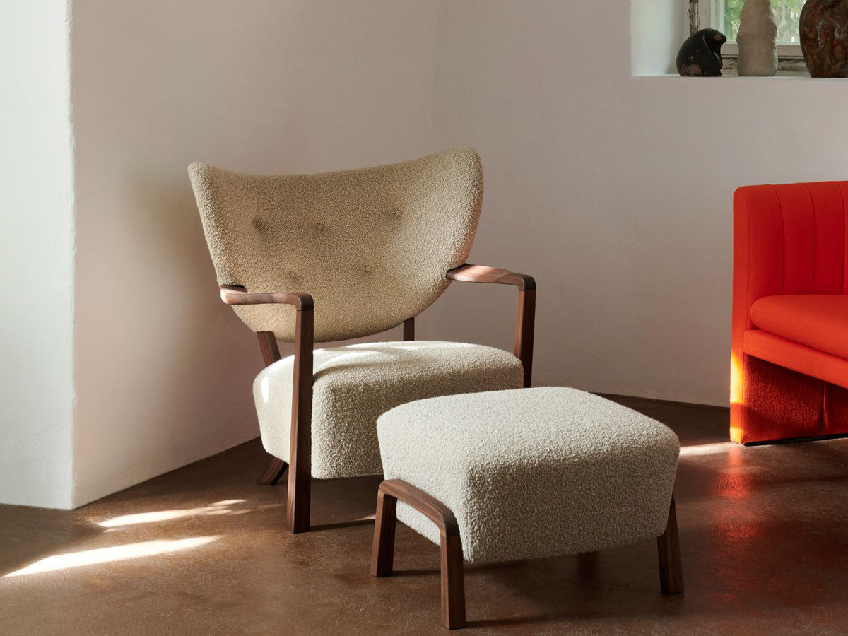 &Tradition Wulff ATD2 Lounge Chair & ATD3 Pouf