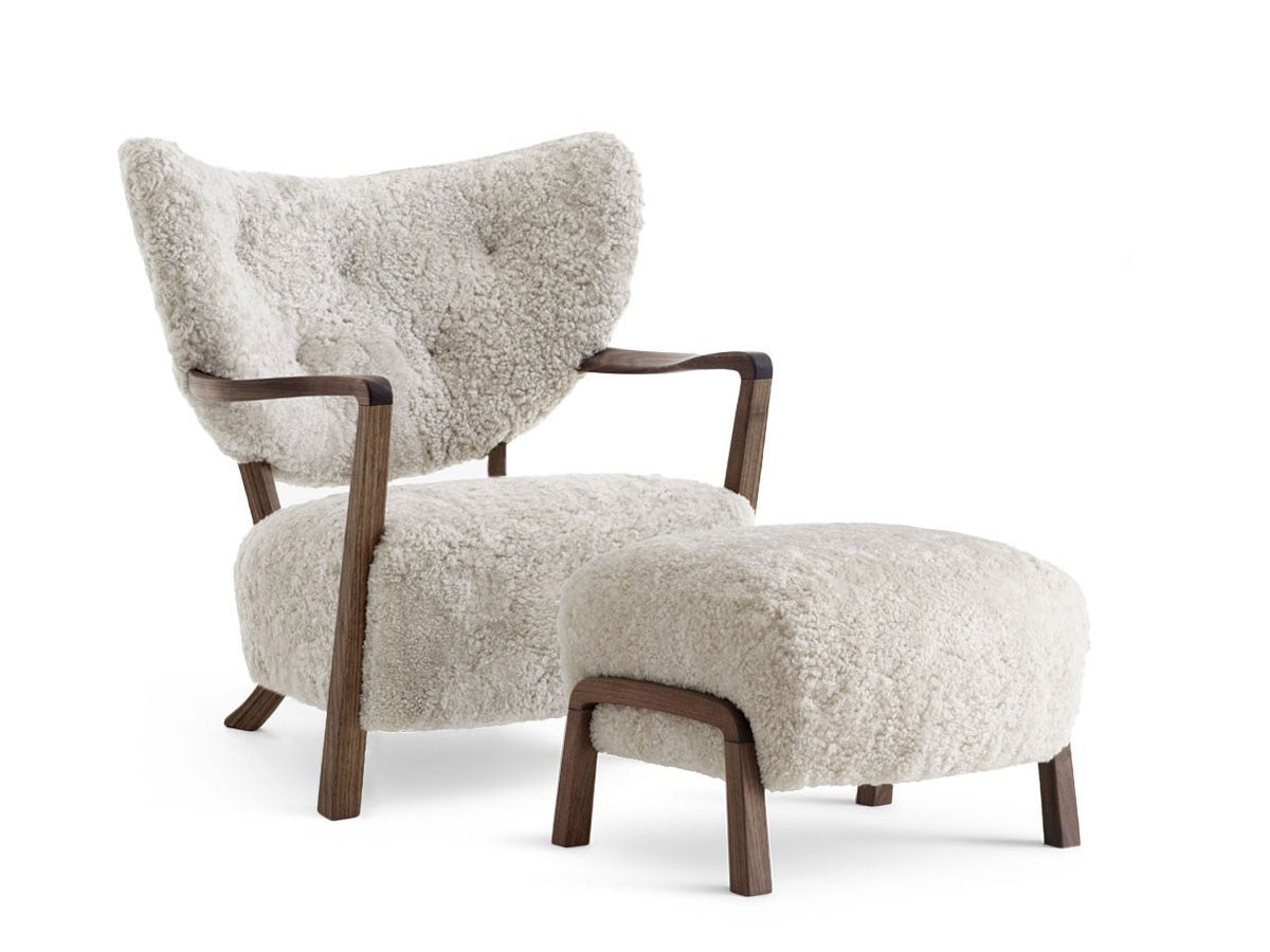 &Tradition Wulff ATD2 Lounge Chair & ATD3 Pouf