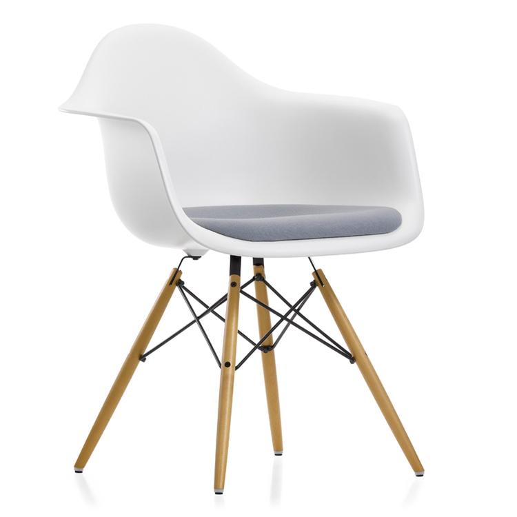 Vitra DAW Eames Plastic Chair - Seat Upholstery
