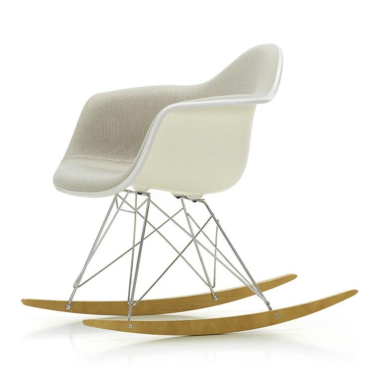 Vitra Rar Rocking Chair Vitra RAR Eames Plastic Rocking Chair - Fully Upholstered | Charles and ...