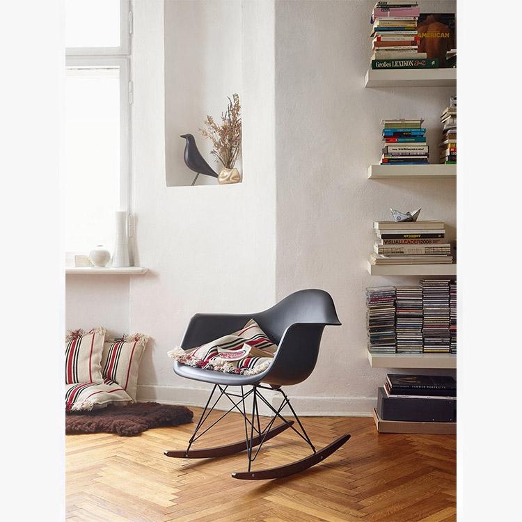 Vitra RAR Eames Plastic Rocking Chair - Dark Maple