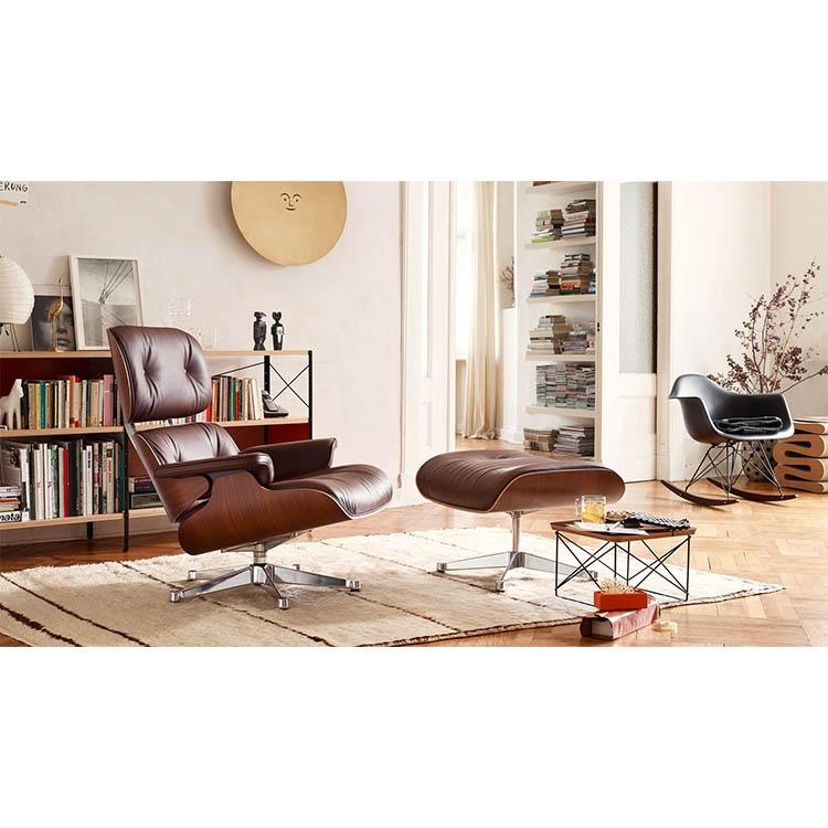 Vitra Rar Rocking Chair Vitra RAR Eames Plastic Rocking Chair - Dark Maple | Charles and Ray ...