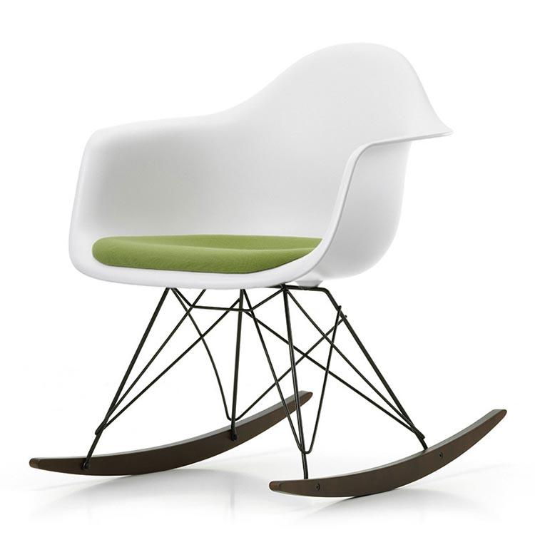 Vitra RAR Eames Plastic Rocking Chair - Seat Upholstery