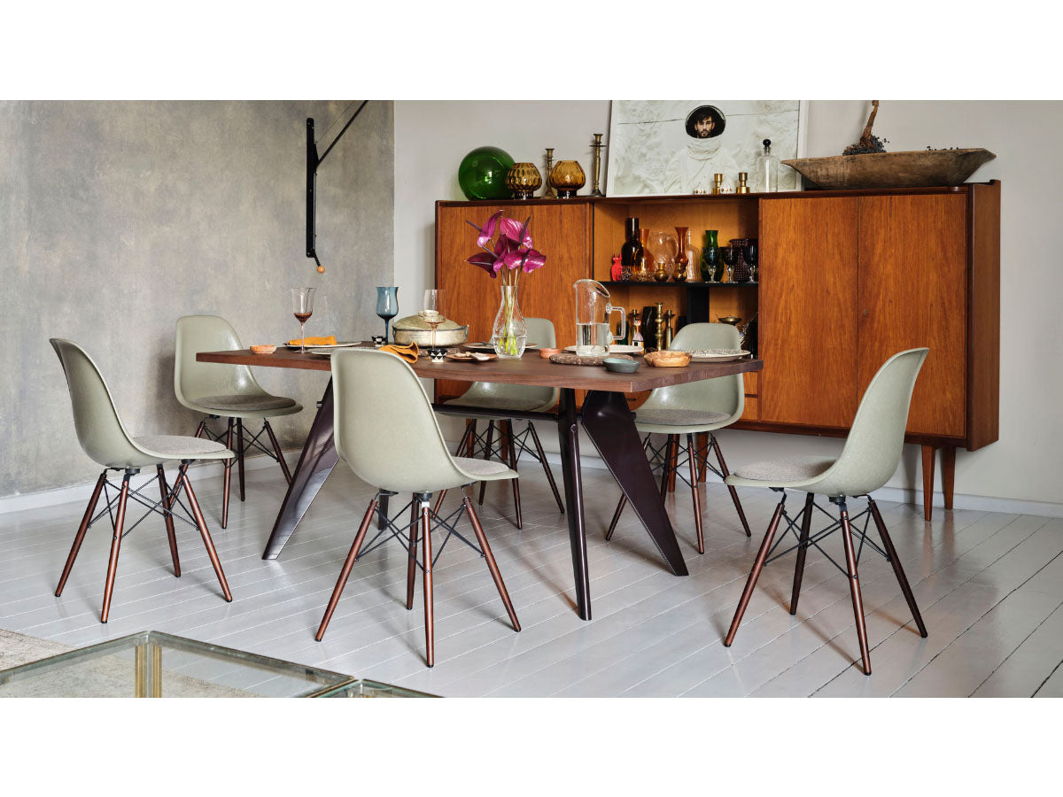 Vitra EM Table (Solid Wood Top)