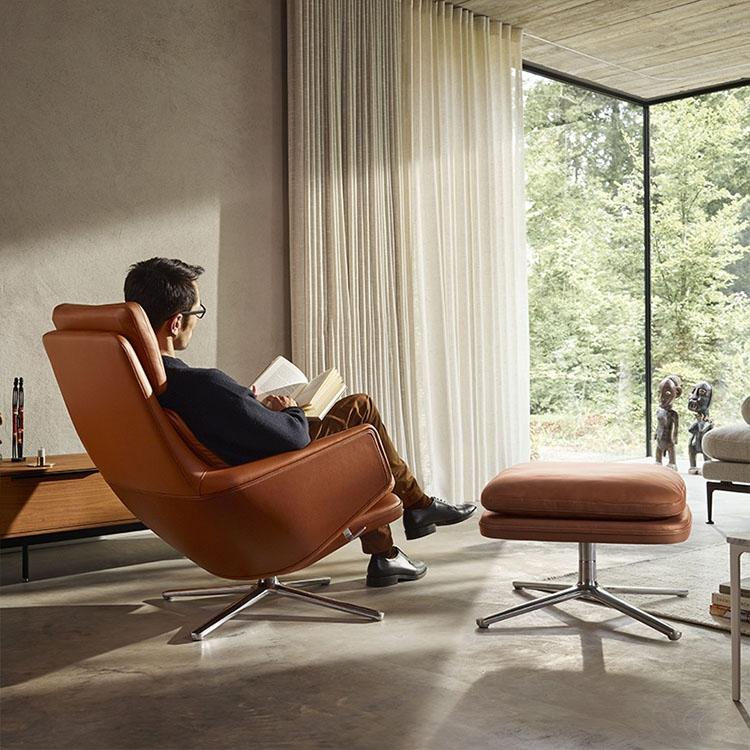 Vitra Grand Relax Lounge Chair &amp; Ottoman