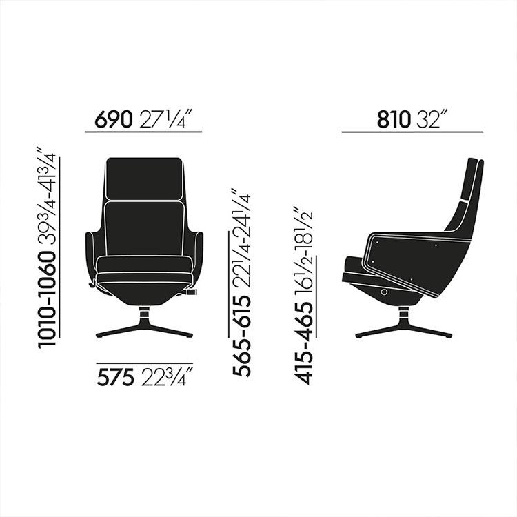 Vitra Grand Relax Lounge Chair