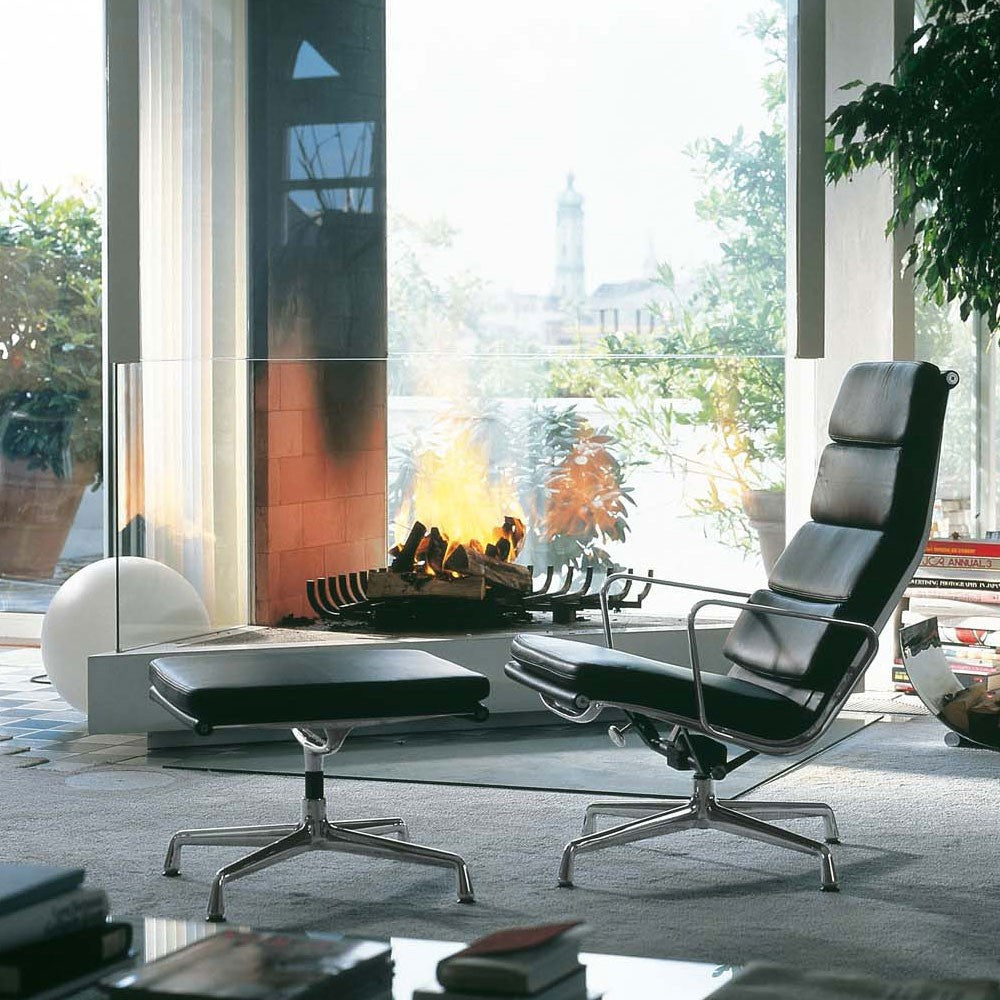 Vitra EA 222 Soft Pad Chair &amp; Ottoman