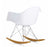 Vitra RAR Eames Plastic Rocking Chair - Golden Maple